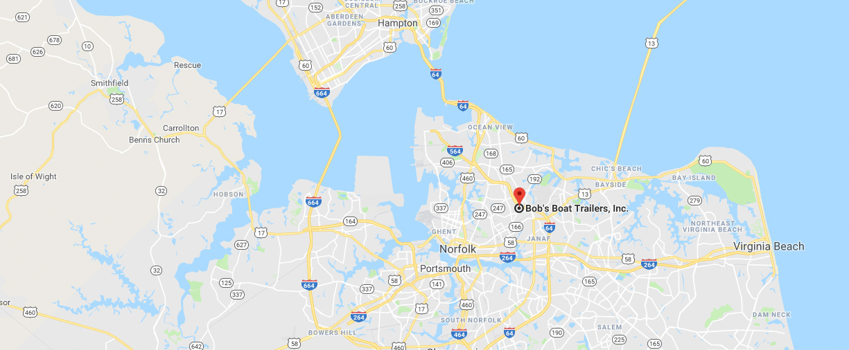 bobs boat trailers inside of google maps graphic